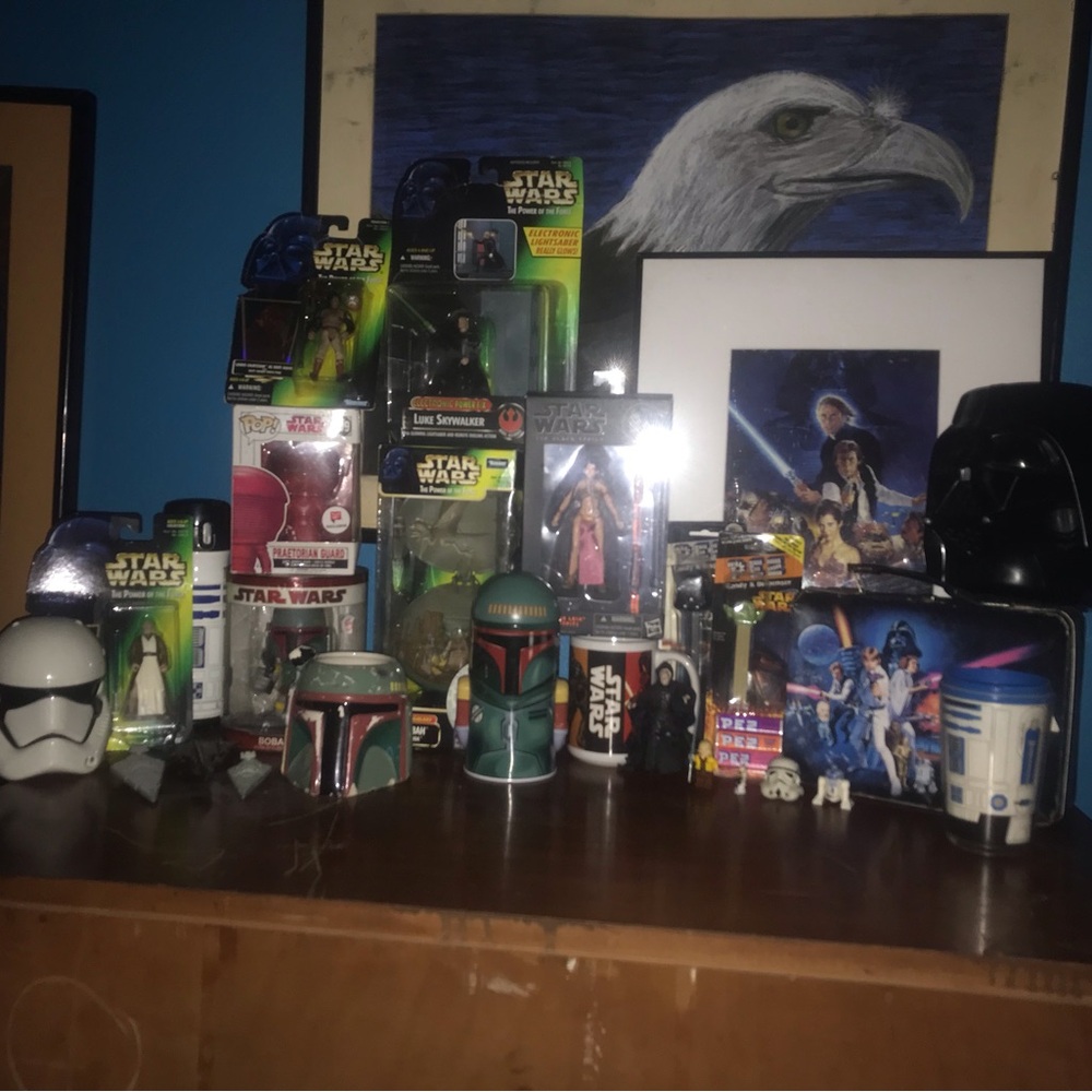 Star Wars Collectible Action Figures and Helmets